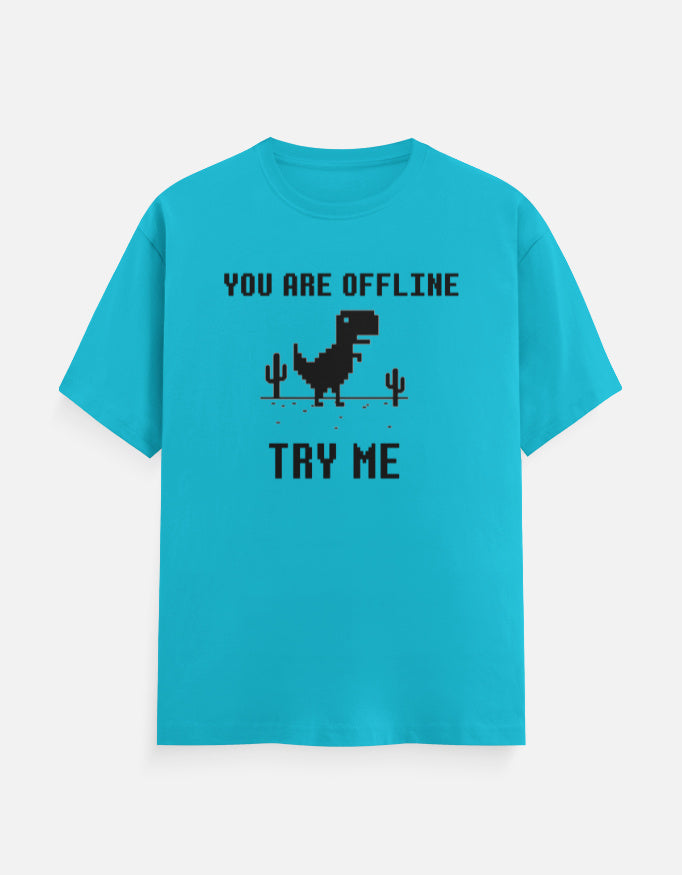 C-Labs If You Are in Offline, Try Me Classic Crew T-Shirt SkyBlue Front_1_c_6_22617c47-952c-4269-b0d0-8954b583ef07
