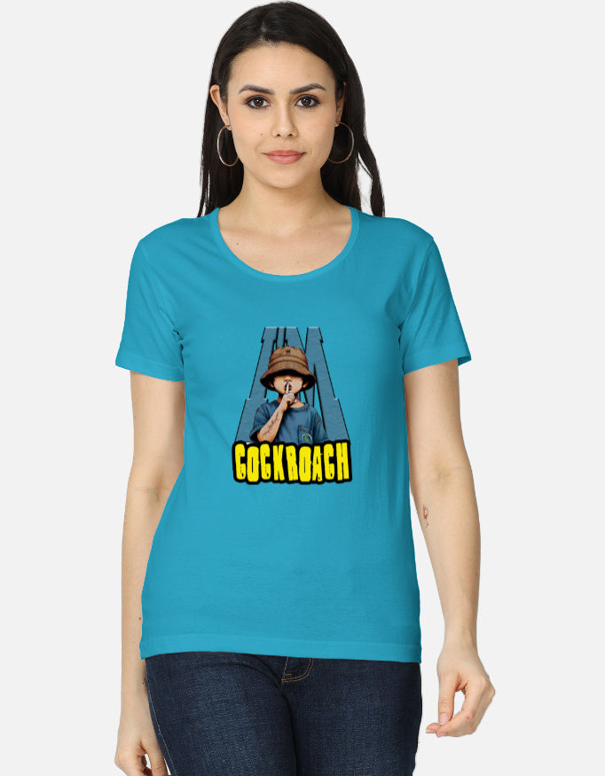 C-Labs I'm Cockroach Women's Classic T-Shirt SkyBlue Front_1_c_6_50eec8d3-e915-4eff-946b-6da31d083205