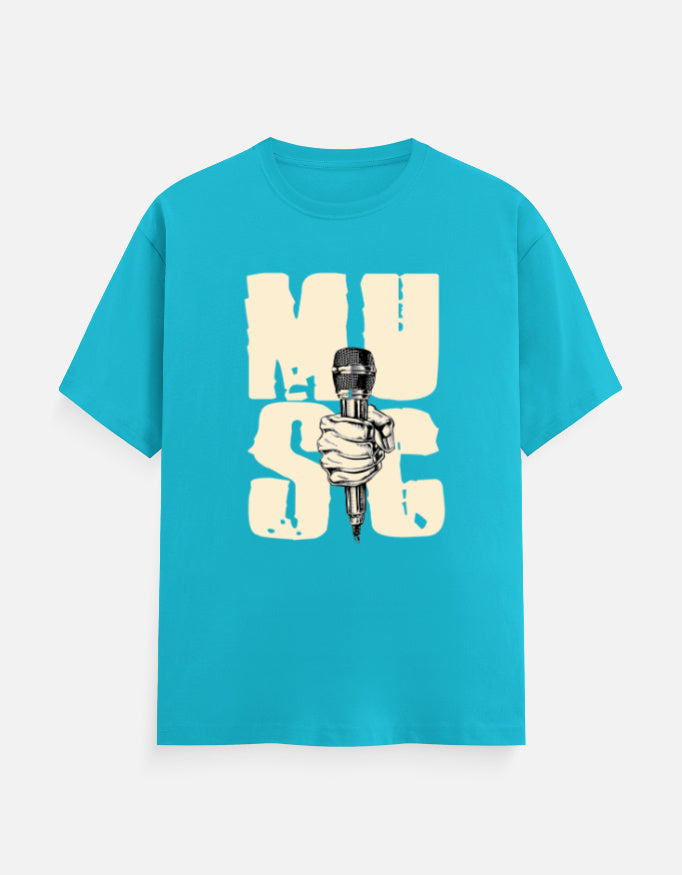 C-Labs Music Classic Crew T-Shirt SkyBlue Front_1_c_6_8496bfcd-e923-4441-8bfc-b1e65c4eca02