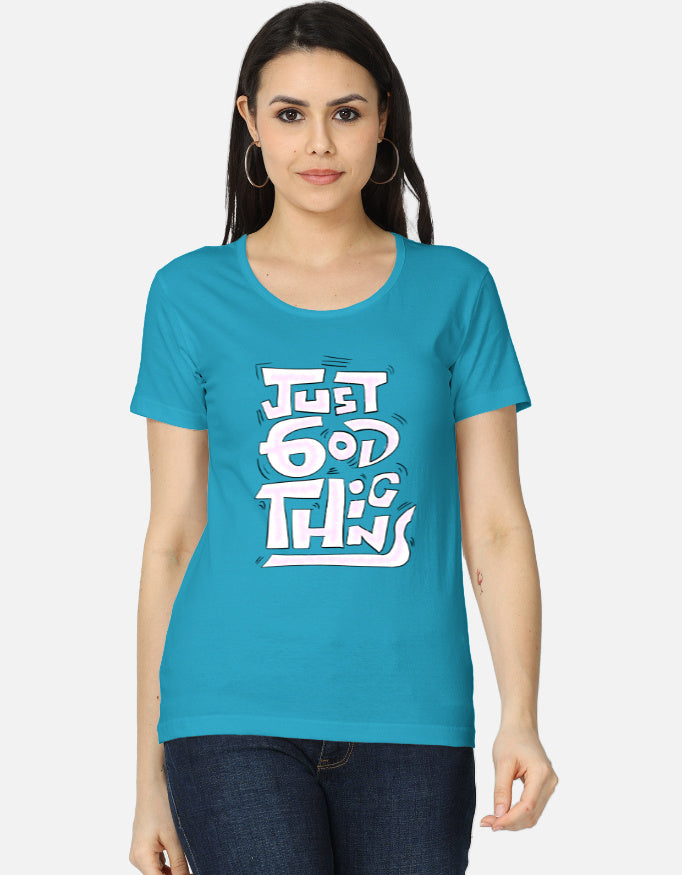 C-Labs Just God Things Women's Classic T-Shirt SkyBlue Front_1_c_6_a3ff52b6-f613-4949-b597-01bf1ba9af51