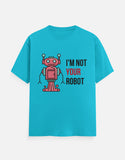 C-Labs I'm Not Your Robot Classic Crew T-Shirt SkyBlue Front_1_c_6