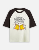 C-Labs Happy Weekend Oversized Classic T-Shirt Coffee Brown off white Front_1_c_72