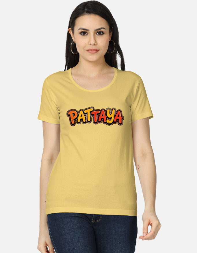 C-Labs Pattaya Women's Classic T-Shirt Yellow Front_1_c_7_00c71154-d9fa-4d2e-ad2a-1a50a92abf14