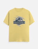 C-Labs Sarcastic World Classic Crew T-Shirt Yellow Front_1_c_7_0359b681-078d-42ba-acde-21870c2f5a89