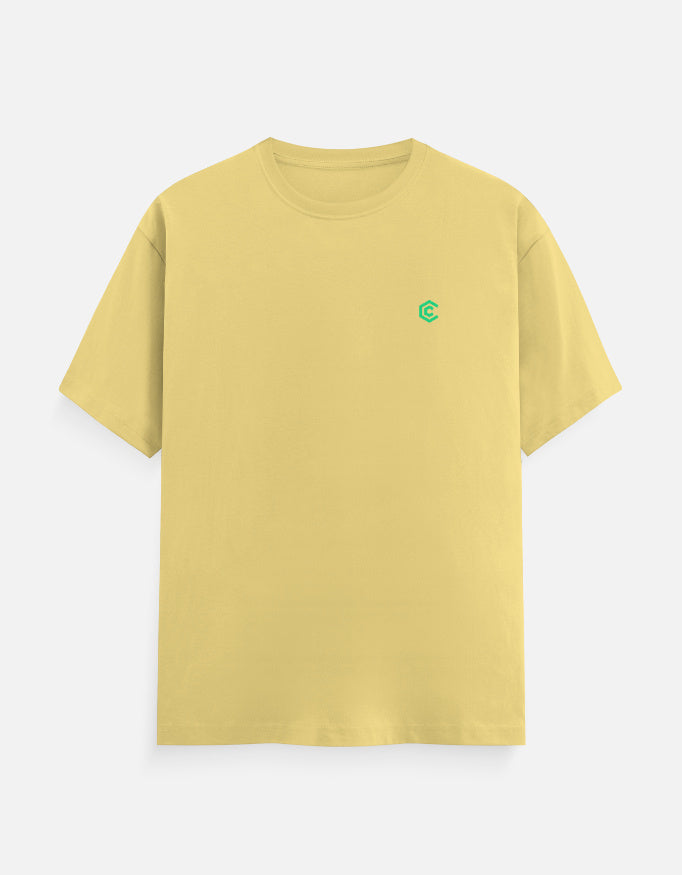 C-Labs C-Signature: The Crest (T-Shirt) Classic Crew T-Shirt Yellow Front_1_c_7_2bb9d97d-f5bd-4df2-87bd-308745952b29