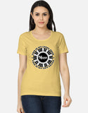 C-Labs Music Is My Drug Women's Classic T-Shirt Yellow Front_1_c_7_2d40151d-26b9-4257-8937-d58231b1bfd9