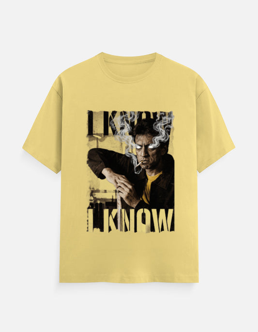 C-Labs I know I know Classic Crew T-Shirt Yellow Front_1_c_7_4d6b8913-f2da-42d9-9d2e-377319f92b61