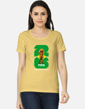 C-Labs Brazil 26 Women's Classic T-Shirt Yellow Front_1_c_7_59f99a1d-9969-483c-88c8-67e26b19a086