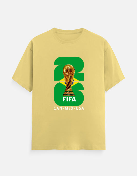 C-Labs Brazil 26 Classic Crew T-Shirt Yellow Front_1_c_7_5a1f8a9b-3eda-4404-ba34-9a272ac85d3a
