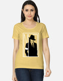 C-Labs Michael Jackson Women's Classic T-Shirt Yellow Front_1_c_7_6b2d0593-d0cc-4891-b425-4633dc21994e