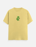 C-Labs Photographer Dinosaur Classic Crew T-Shirt Yellow Front_1_c_7_6f846e9d-98c8-4ad0-82e3-788f595f2d8b