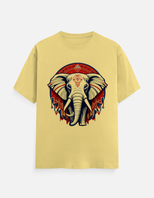 C-Labs Elephant Classic Crew T-Shirt Yellow Front_1_c_7_7a421803-2491-4fe2-81e7-9993023a7919
