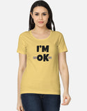 C-Labs I'M BROKEN Women's Classic T-Shirt Yellow Front_1_c_7_86d4e436-57d6-45f6-9533-3d6766f0c923