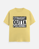C-Labs Straight Outta Pochinki Classic Crew T-Shirt Yellow Front_1_c_7_9435654a-6f8b-492d-92a0-ef2e4362caa4