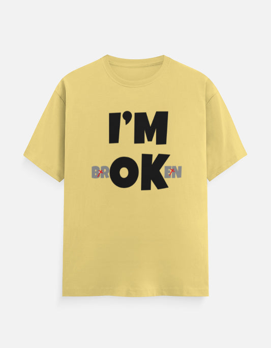 C-Labs I'M BROKEN Classic Crew T-Shirt Yellow Front_1_c_7_b01f85bd-da12-4340-be9a-10f841e08913