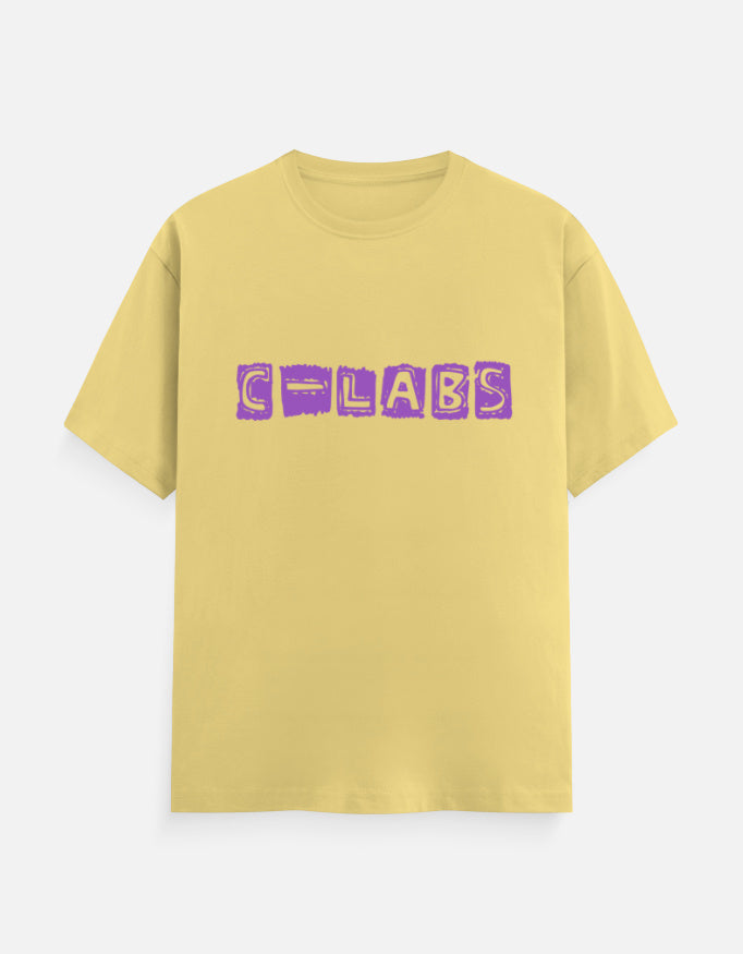 C-Labs C-LABS Block Classic Crew T-Shirt Yellow Front_1_c_7_b57c73f1-6327-439b-be5c-7f919815fb13