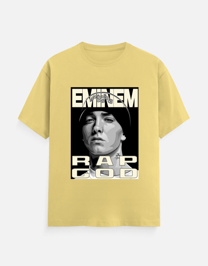 C-Labs Rap God Classic Crew T-Shirt Yellow Front_1_c_7_c087901e-7590-43ea-870a-b3cc75451d7b