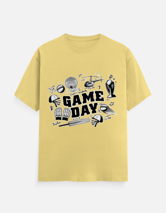 C-Labs Game Day CSK Theme Classic Crew T-Shirt Yellow Front_1_c_7_c4c04510-4070-4158-99e7-7343b868304e
