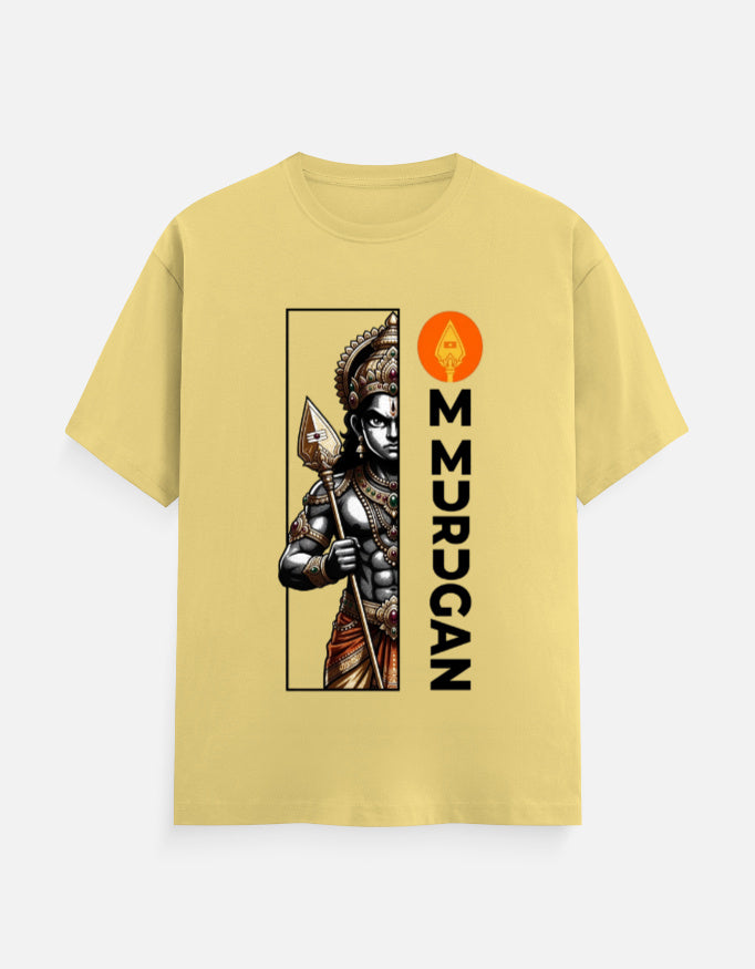 C-Labs Om Murugan Classic Crew T-Shirt Yellow Front_1_c_7_d54092ba-65ba-476f-93e9-269784f3fb9f