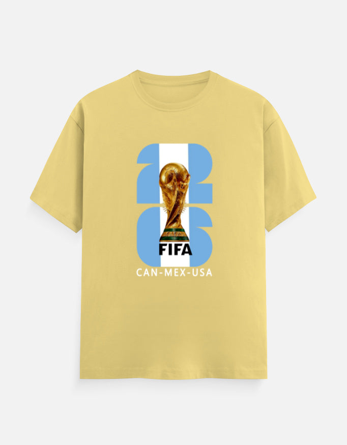 C-Labs Argentina 26 Classic Crew T-Shirt Yellow Front_1_c_7_d61fd056-0d0f-4bb2-bac9-6f383a3cad63