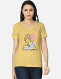 C-Labs This Girl Is Gorgeous Women's Classic T-Shirt Yellow Front_1_c_7_e25a1cc1-95ea-4738-b338-6d0dea6b87e9