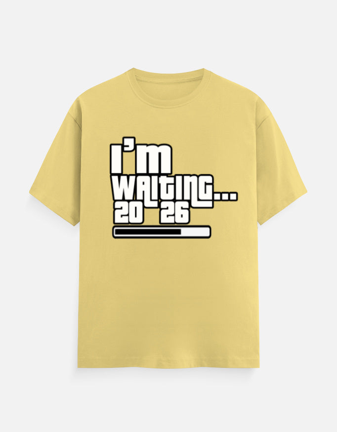C-Labs I'm Waiting (2026) Classic Crew T-Shirt Yellow Front_1_c_7_e594ffa5-e76f-4a7c-84ea-4ca5b4c7c224