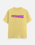 C-Labs Patchwork Classic Crew T-Shirt Yellow Front_1_c_7_ed186d95-c0b5-4a52-a198-293bcb757426