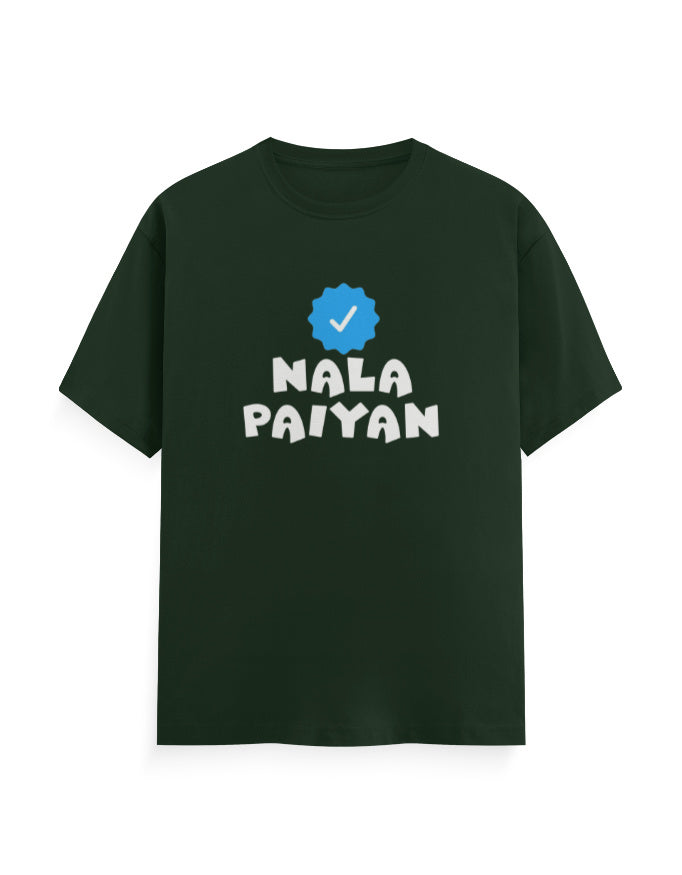 C-Labs Nala Paiyan Classic Crew T-Shirt Bottle Green Front_1_c_8