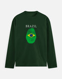 C-Labs Brazil Full Sleeve T-Shirt Bottle Green Front_1_c_8_0043caa9-fa11-49e9-b0b0-aafbef380c3a