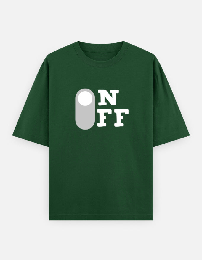 C-Labs On Off Oversized Classic T-Shirt Bottle Green Front_1_c_8_00f48841-7aff-4cc8-9447-10d94db599e9