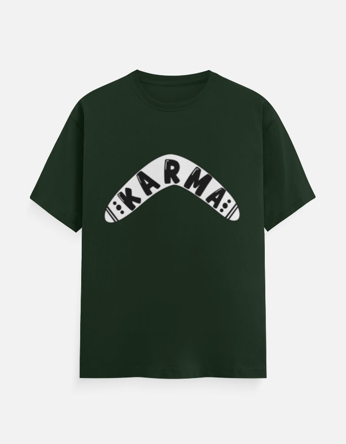 C-Labs Karma Boomerang Classic Crew T-Shirt Bottle Green Front_1_c_8_016a883a-13c1-474b-9451-3aca0f0fcce4