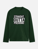 C-Labs Straight Outta Pochinki Full Sleeve T-Shirt Bottle Green Front_1_c_8_058532b7-2efa-4a35-8d4c-b7d220181398