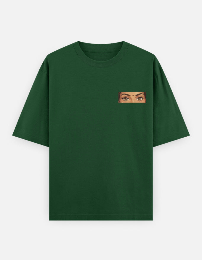 C-Labs Siluku Oversized Classic T-Shirt Bottle Green Front_1_c_8_0784dc25-4b1c-4388-9f8e-d67af5cf5d8b