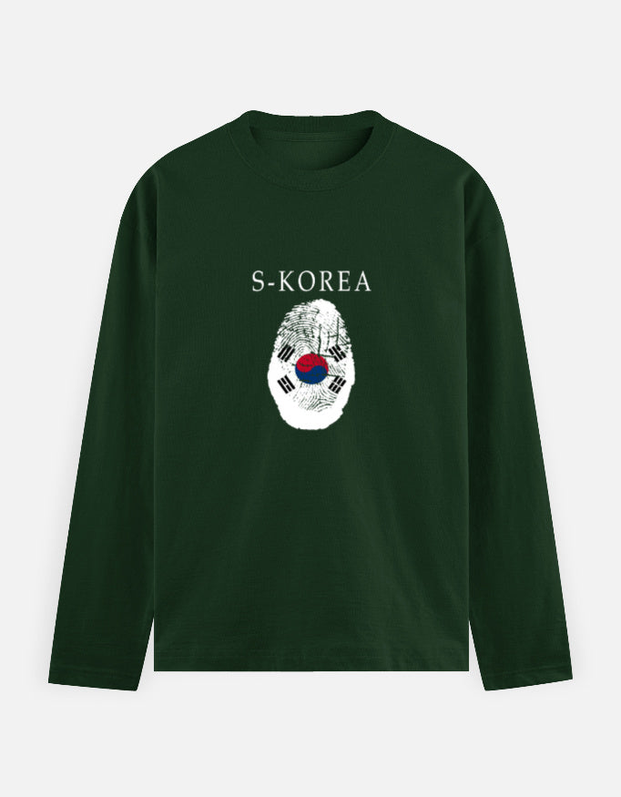 C-Labs SouthKorea Full Sleeve T-Shirt Bottle Green Front_1_c_8_0e458209-e3b3-476e-a50e-ef7deaefbfe4