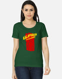 C-Labs Aalaporan Tamizhan Women's Classic T-Shirt Bottle Green Front_1_c_8_116aff36-0ef8-4ff1-a5a8-0c0107ba4951