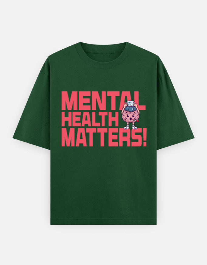 C-Labs Mental Health Matters Oversized Classic T-Shirt Bottle Green Front_1_c_8_1d822f86-7d60-429a-ab9b-86334d7c856e