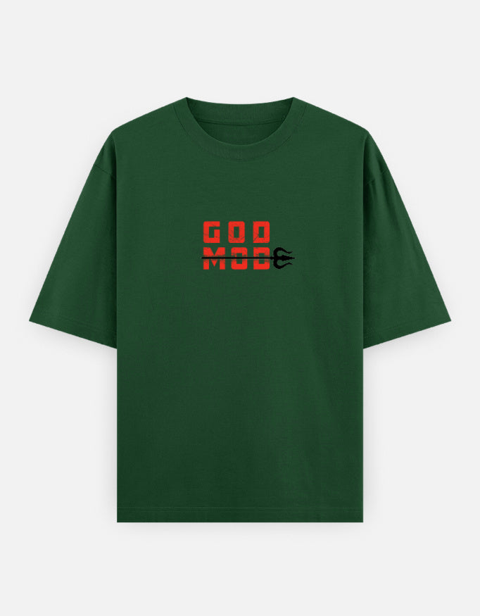 C-Labs Karuppu God Mode Oversized Classic T-Shirt Bottle Green Front_1_c_8_1f0fd724-ce17-4f0f-87e7-e995ebe1865f