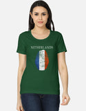 C-Labs Netherlands Women's Classic T-Shirt Bottle Green Front_1_c_8_1f3ede62-ce36-4da3-b83b-0e19070f3eb6