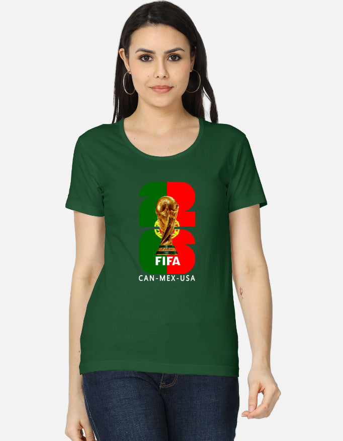 C-Labs Portugal 26 Women's Classic T-Shirt Bottle Green Front_1_c_8_3532d138-b750-4005-8134-b1541dd09b4c
