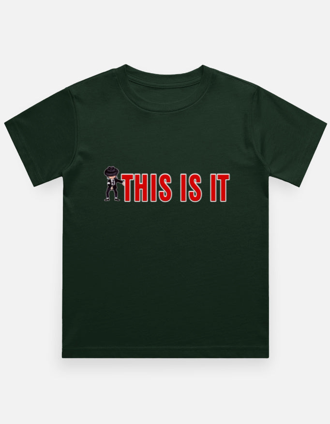 C-Labs This Is It Boy Classic Crew T-Shirt Bottle Green Front_1_c_8_38d78a04-7cc8-4478-bdc4-2ae153e7708d