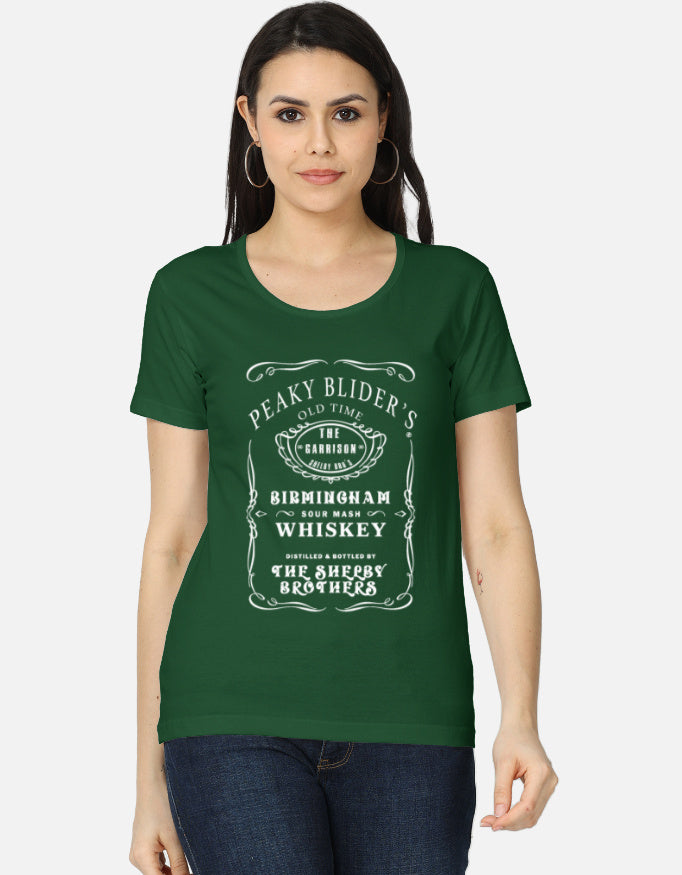 C-Labs Peaky Blinders Women's Classic T-Shirt Bottle Green Front_1_c_8_3b5f6a27-c514-45d5-9d94-123a9ccda644