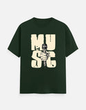 C-Labs Music Classic Crew T-Shirt Bottle Green Front_1_c_8_3ccf524b-e6e1-4a8f-805c-21ef4f62e51b