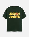 C-Labs Allergic to Idiots Classic Crew T-Shirt Bottle Green Front_1_c_8_41be30ad-9dce-452d-8012-8daa81952ad1