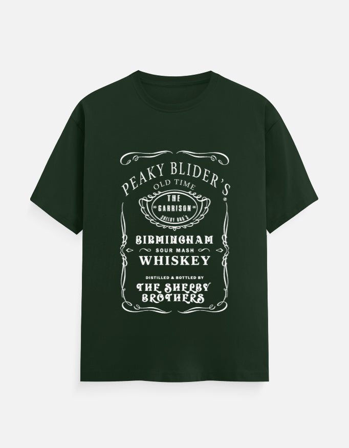 C-Labs Peaky Blinders Classic Crew T-Shirt Bottle Green Front_1_c_8_4917b394-1be7-4007-a5f6-6fe5b66e8972
