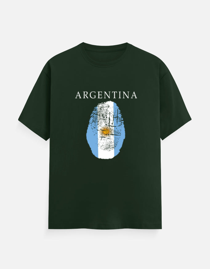C-Labs Argentina Classic Crew T-Shirt Bottle Green Front_1_c_8_496ce602-8db8-48c7-8e36-e836569b7291