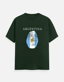 C-Labs Argentina Classic Crew T-Shirt Bottle Green Front_1_c_8_496ce602-8db8-48c7-8e36-e836569b7291