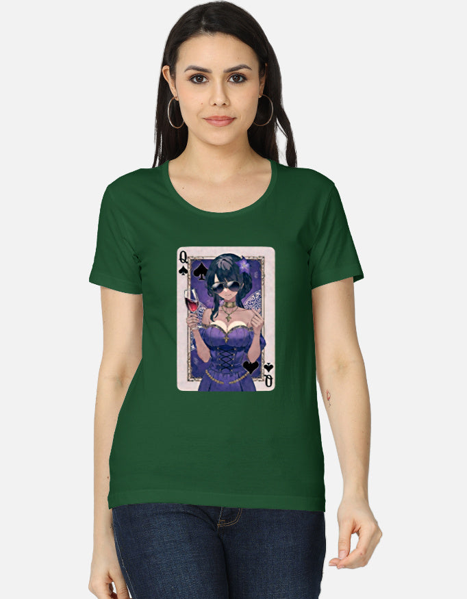 C-Labs Queen Spade Women's Classic T-Shirt Front_1_c_8_496f5608-7ee7-41d6-bf77-8a645166bd81