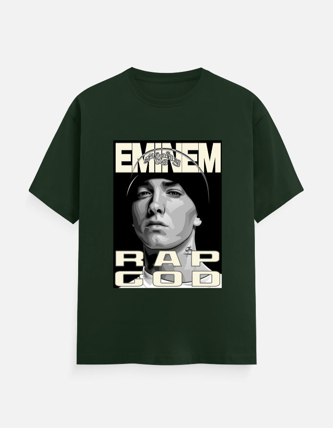 C-Labs Rap God Classic Crew T-Shirt Bottle Green Front_1_c_8_4b20e1aa-1d3e-42f9-ba51-44a31eb52ba3