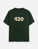C-Labs 420 Classic Crew T-Shirt Bottle Green Front_1_c_8_59aefd20-992f-49ac-aee5-b769a051de70