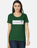 C-Labs I'm Not a Robot Women's Classic T-Shirt Bottle Green Front_1_c_8_5b76a76e-dd31-4bd2-b33e-66071e80800f